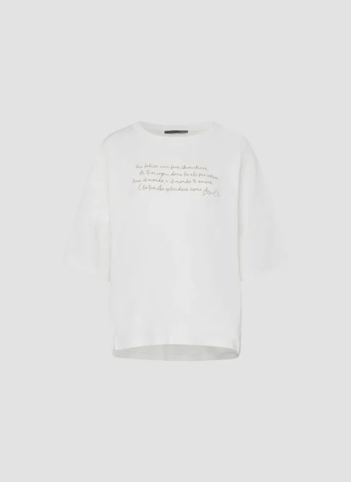 Damen Lecomte T-Shirt mit Wording