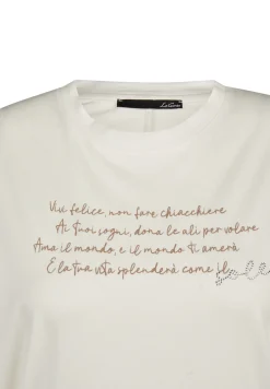 Damen Lecomte T-Shirt mit Wording