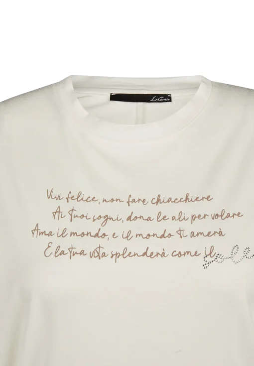 Damen Lecomte T-Shirt mit Wording