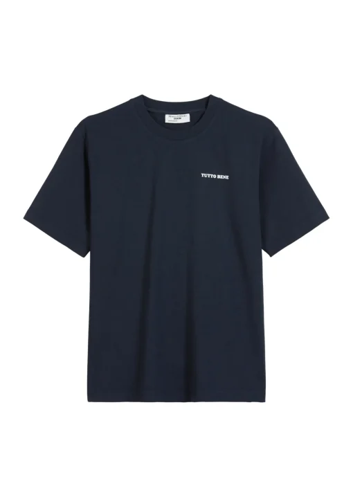 Herren Marc O´Polo Denim T-Shirt oversized mit Print auf Vorder- und Rückseite