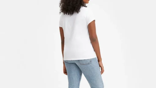 Damen Levi's T-Shirt Print weiß