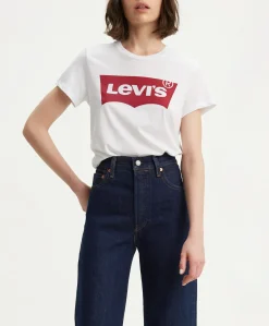 Damen Levi's T-Shirt Print weiß