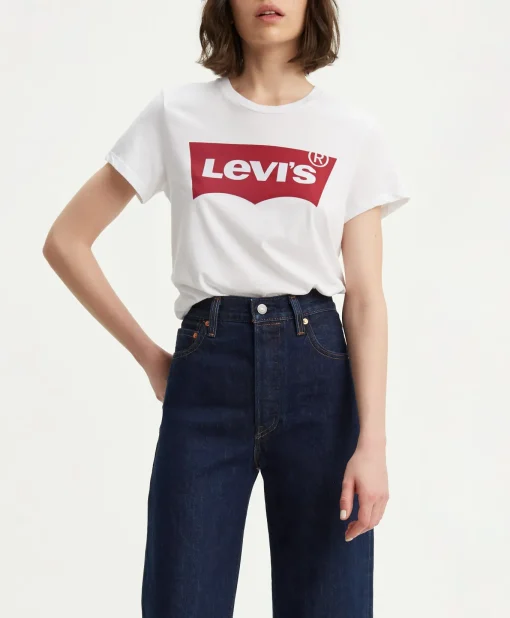 Damen Levi's T-Shirt Print weiß