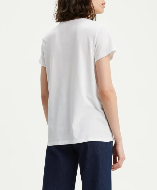Damen Levi's T-Shirt Print weiß