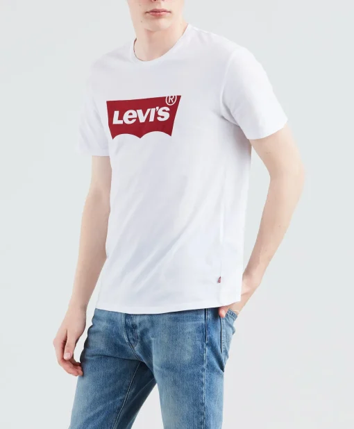 Herren Levi's T-Shirt Print weiß