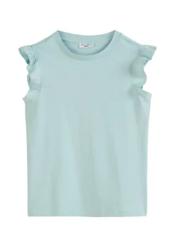 Damen Marc O´Polo Denim T-Shirt, SLL, Ruffles