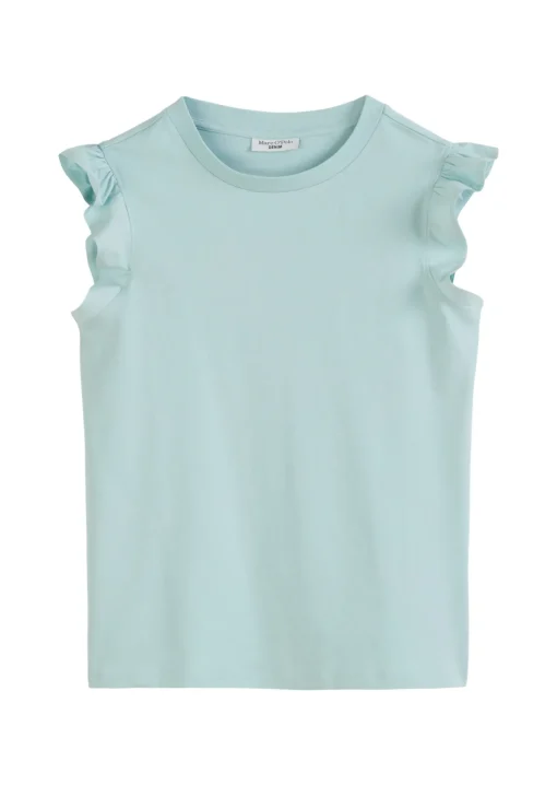 Damen Marc O´Polo Denim T-Shirt, SLL, Ruffles