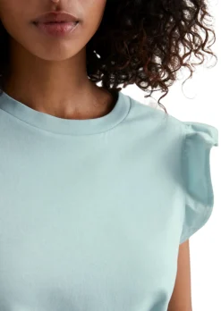 Damen Marc O´Polo Denim T-Shirt, SLL, Ruffles