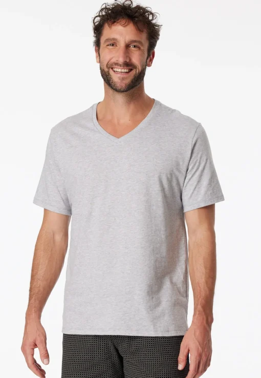 Herren Schiesser T-shirt V-Ausschnitt