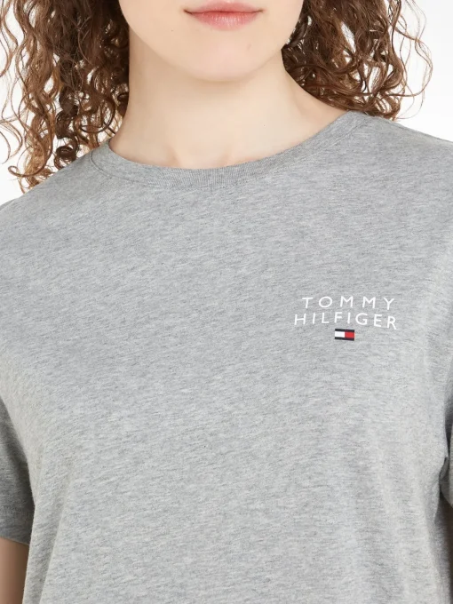 Damen Tommy Hilfiger T-Shirt-Nachthemd mit halblangen Ärmeln