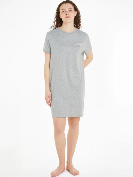 Damen Tommy Hilfiger T-Shirt-Nachthemd mit halblangen Ärmeln