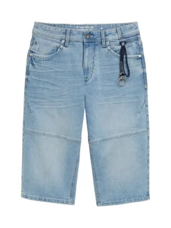 Herren Tom Tailor TTMORRIS Relaxed Overknee Jeans Shorts