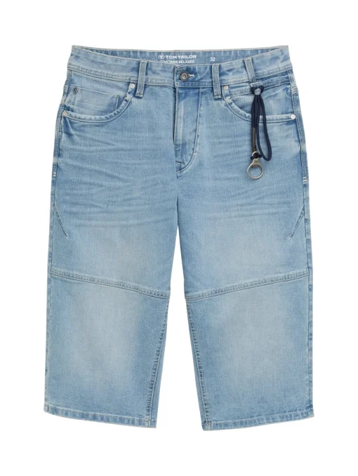 Herren Tom Tailor TTMORRIS Relaxed Overknee Jeans Shorts