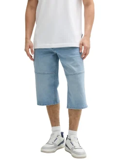 Herren Tom Tailor TTMORRIS Relaxed Overknee Jeans Shorts