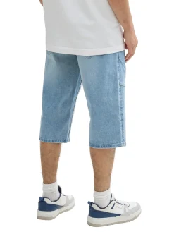 Herren Tom Tailor TTMORRIS Relaxed Overknee Jeans Shorts