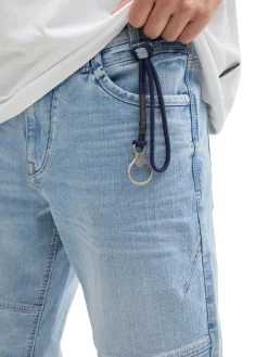 Herren Tom Tailor TTMORRIS Relaxed Overknee Jeans Shorts