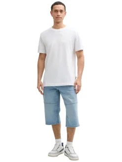 Herren Tom Tailor TTMORRIS Relaxed Overknee Jeans Shorts