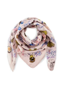 Damen Codello Tuch aus recyceltem Polyester mit Peanuts-Motiven