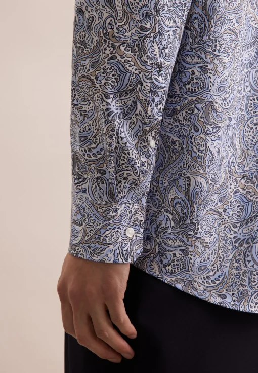 Herren Seidensticker Twill Business Hemd
