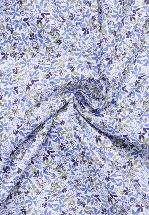 Herren Eterna Twillhemd mit floralem Print