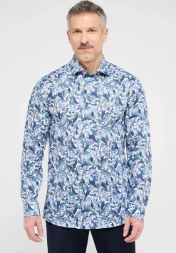 Herren Eterna Twillhemd mit Print