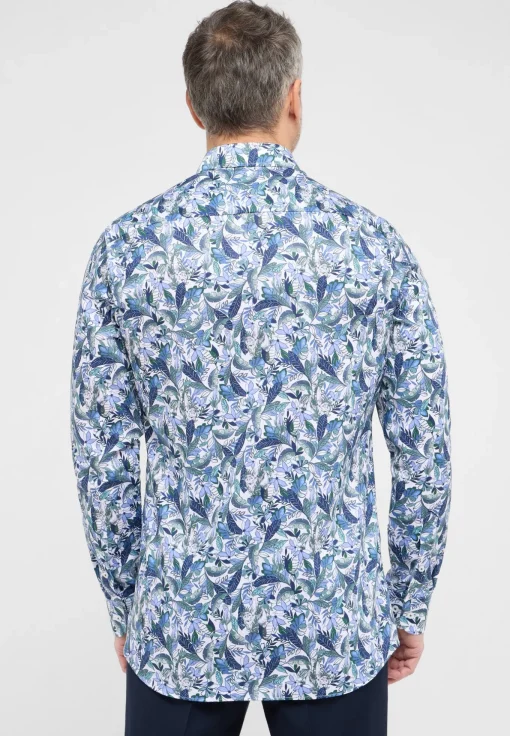 Herren Eterna Twillhemd mit Print