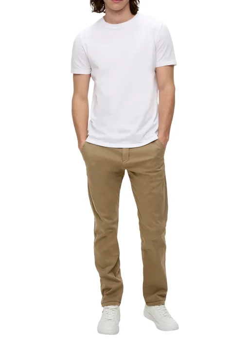 Herren QS Twillhose mit schmalem Bein