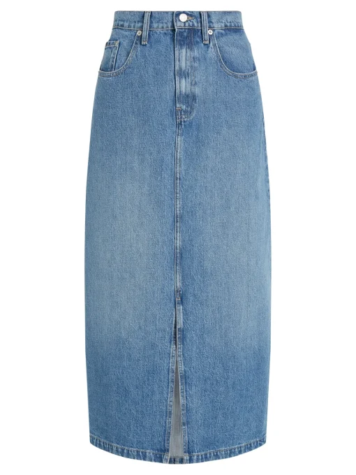 Damen Tommy Hilfiger Uma Midi Jeansrock