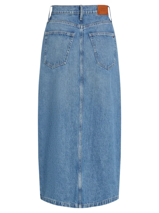 Damen Tommy Hilfiger Uma Midi Jeansrock
