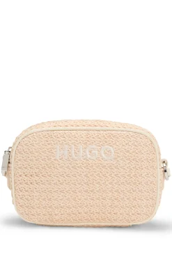 Damen Hugo Red Umhängetasche mit Logo-Stickerei