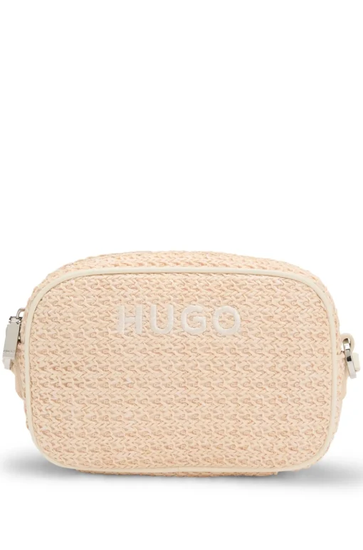 Damen Hugo Red Umhängetasche mit Logo-Stickerei