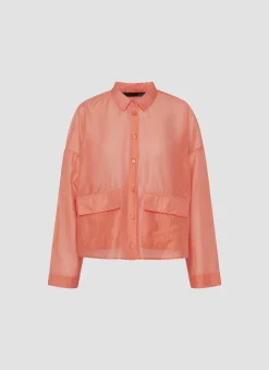 Damen Lecomte Unifarbene Bluse