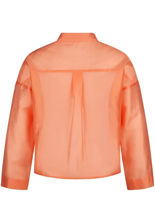 Damen Lecomte Unifarbene Bluse