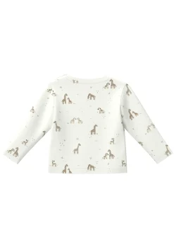 Kinder s.Oliver Unisex Longsleeve aus Baumwolle mit All-over-Print