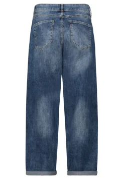 Damen Cartoon Used Look-Jeans