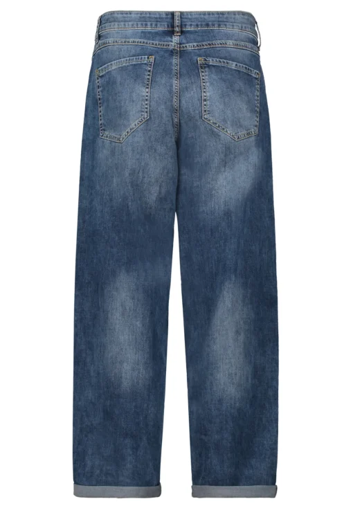 Damen Cartoon Used Look-Jeans