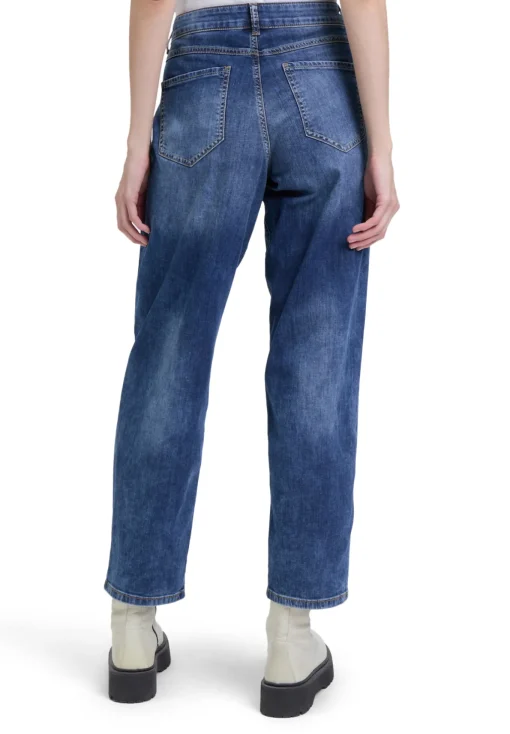 Damen Cartoon Used Look-Jeans