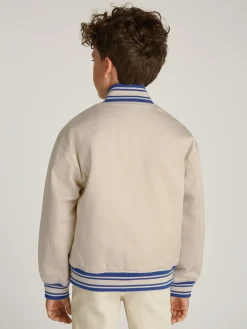 Kinder Tommy Hilfiger Varsity Bomberjacke aus Twill