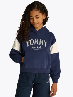 Kinder Tommy Hilfiger Varsity-Hoodie mit Color Block-Design