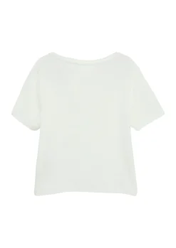 Kinder s.Oliver Verkürztes Rippshirt im Slim Fit