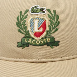 Damen Lacoste Verstellbare Kappe mit Stickerei aus Twill