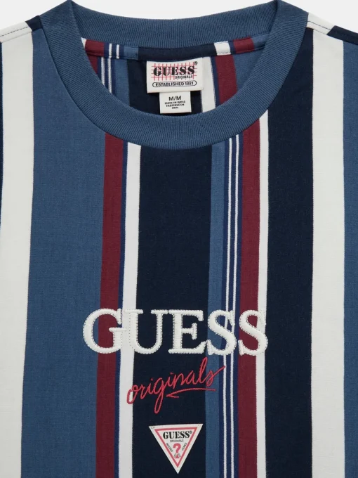 Herren GUESS Vertical Stripe Tee