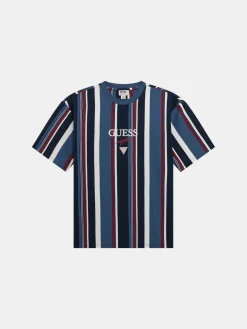 Herren GUESS Vertical Stripe Tee