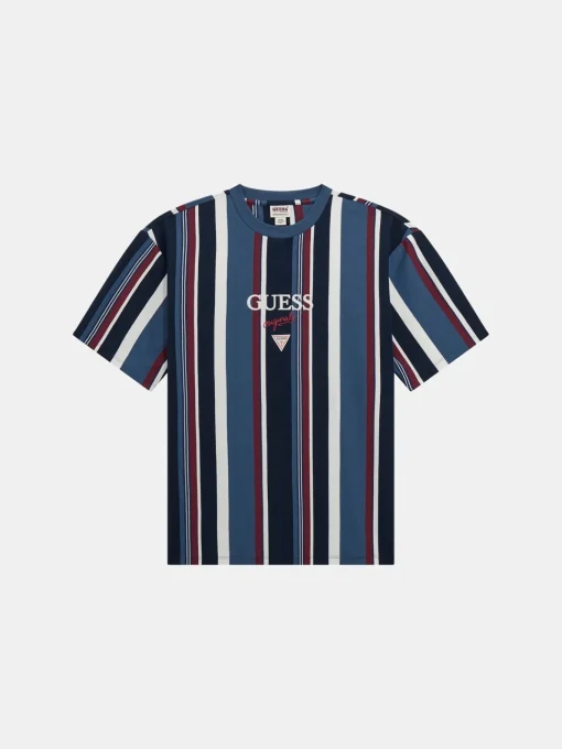 Herren GUESS Vertical Stripe Tee