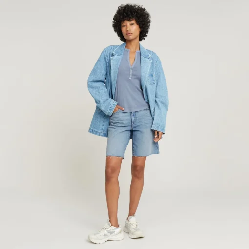 Damen G-Star Viktoria Bermuda Short Raw Edge