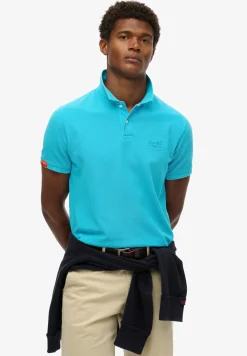 Herren Superdry Vintage Destroyed Polohemd