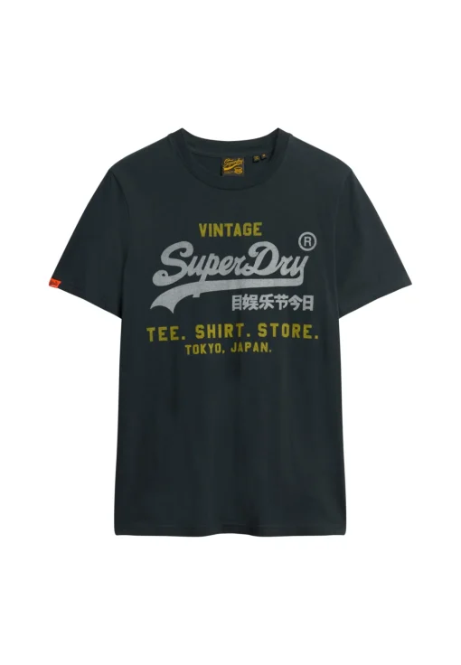 Herren Superdry Vintage Logo Heritage Relaxed T-Shirt
