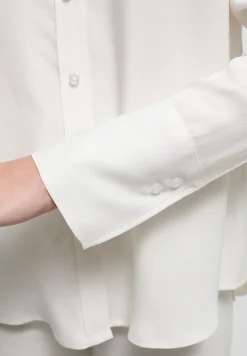 Damen Eterna Viscose Shirt Bluse Viskose Langarm