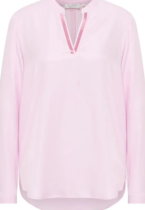 Damen Eterna Viscose Shirt Bluse Viskose Langarm