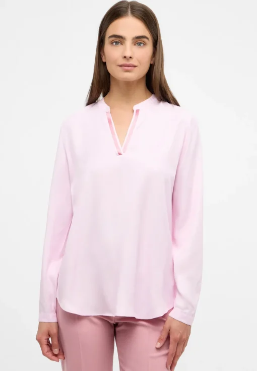Damen Eterna Viscose Shirt Bluse Viskose Langarm